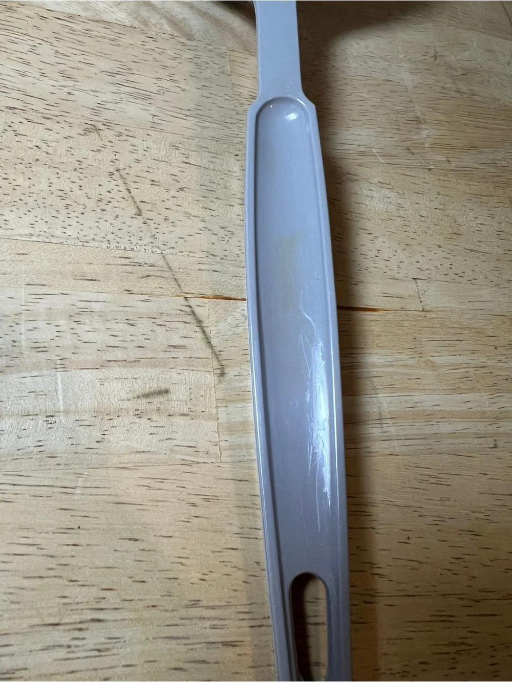 Vintage Ekco Nylon Spatula USA Lightweight 11” Flipper Slotted Gray Plastic